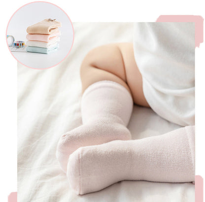 Baby Girls Boys Solid Color Letters Cartoon Accessories Socks