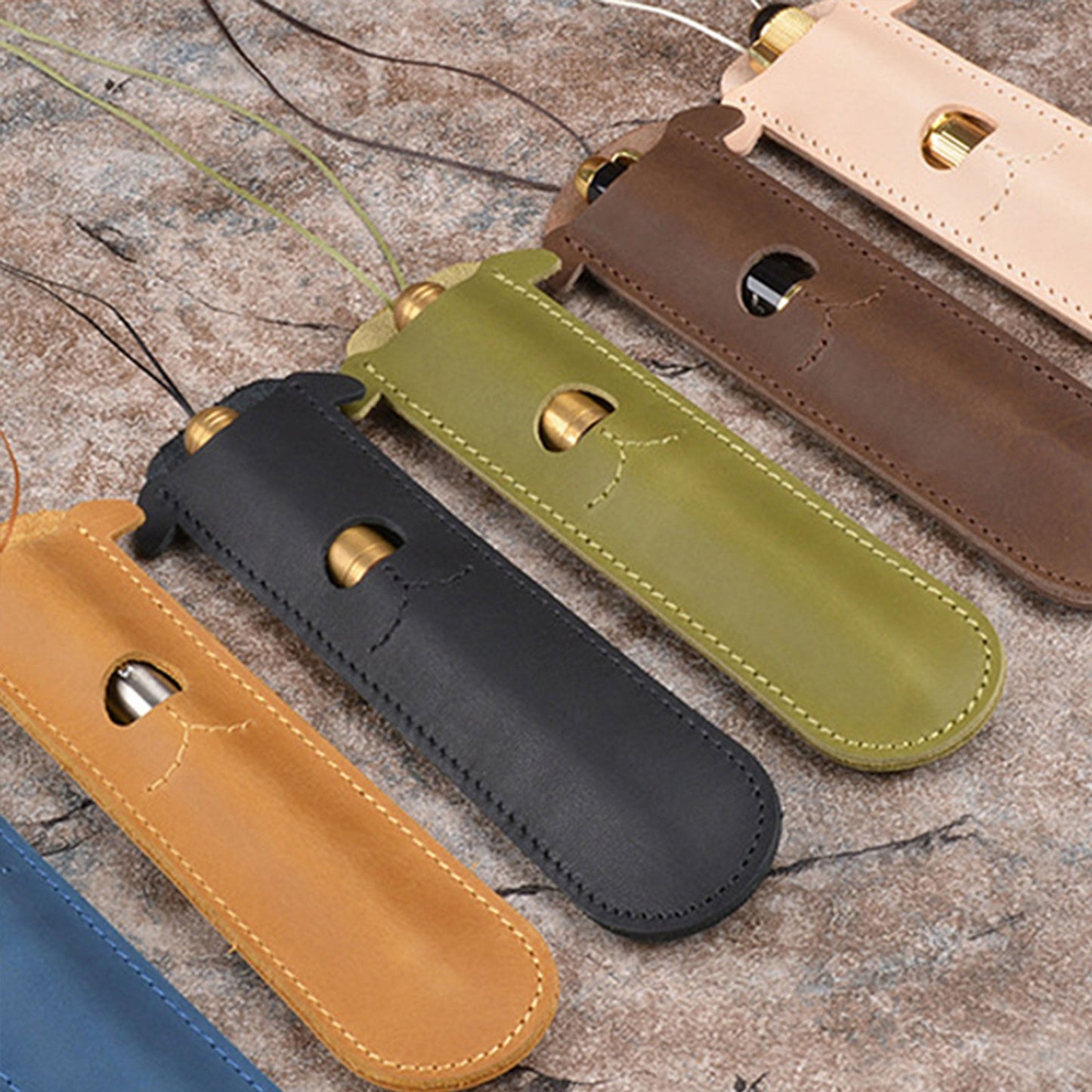 Leather Creative Pen Protective Cover