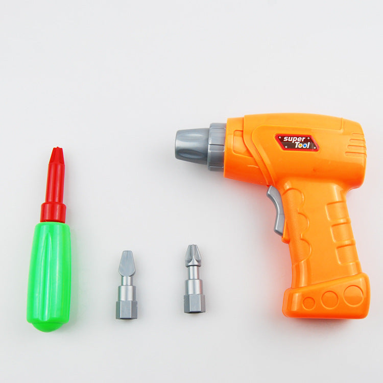 Interactive Nut Combination Educational Electric Drill Toy for Children