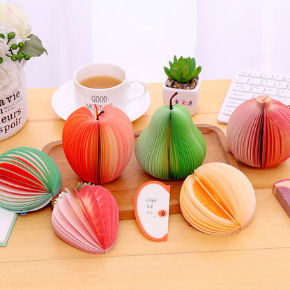 Paper Fruit Shaped Sticky Notes