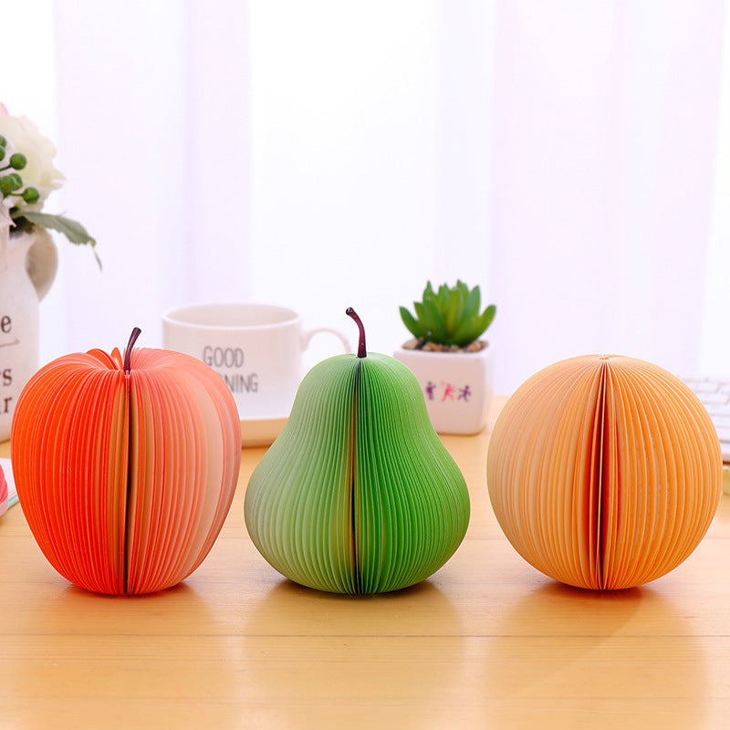 Paper Fruit Shaped Sticky Notes