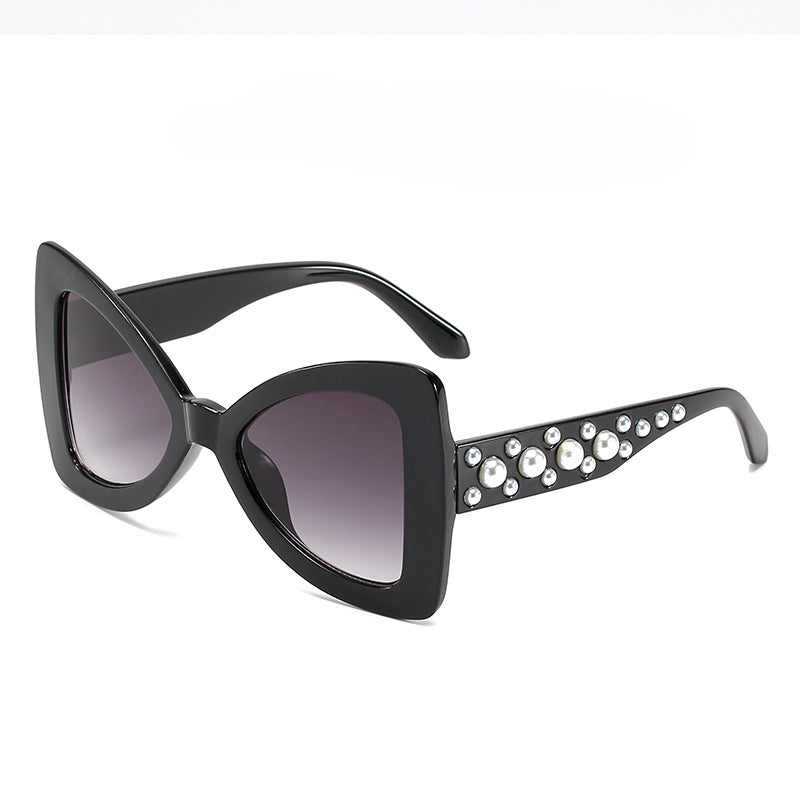 Kids Triangle Inlaid Pearl PC Sunglasses