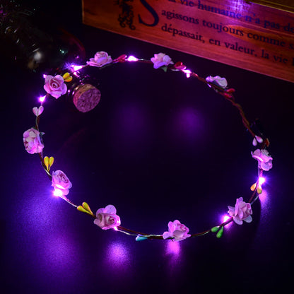 Wholesale Plastic Luminous Cat's Ears Hair Hoop