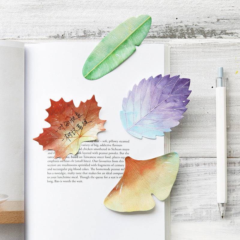 Paper Simulation Leaf Convenience Stickers