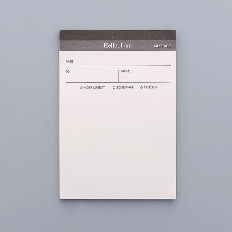 Paper Black Simple Post-it Notes