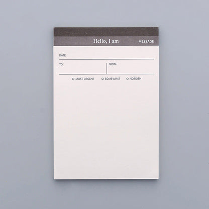 Paper Black Simple Post-it Notes