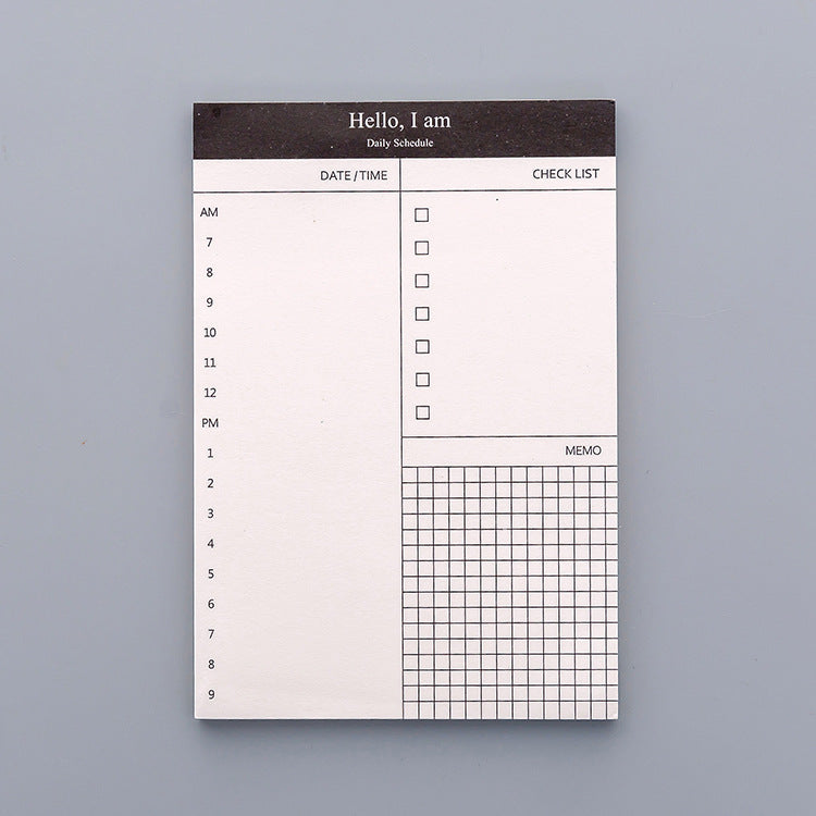 Paper Black Simple Post-it Notes