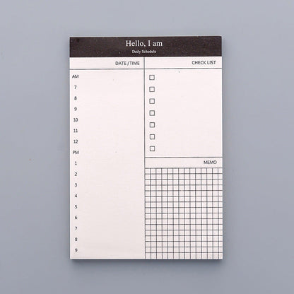 Paper Black Simple Post-it Notes