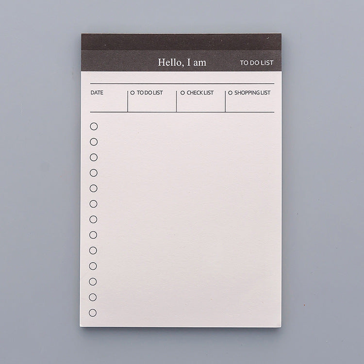 Paper Black Simple Post-it Notes