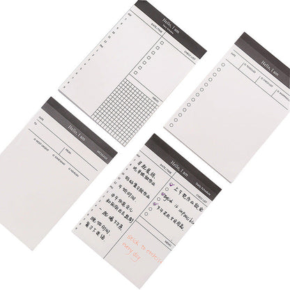 Paper Black Simple Post-it Notes