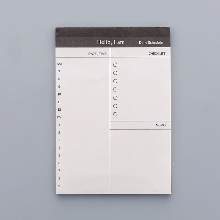 Paper Black Simple Post-it Notes
