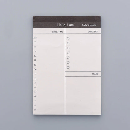 Paper Black Simple Post-it Notes