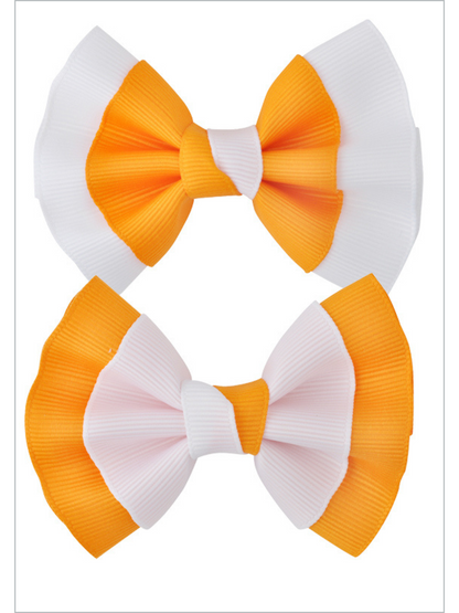 Preppy Schoolgirl Bow Hair Clips