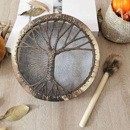 Beautiful Wooden Shaman Drum