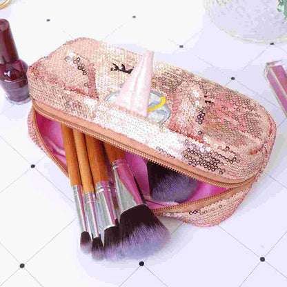 Unicorn Sequin Pencil or Cosmetic Bag