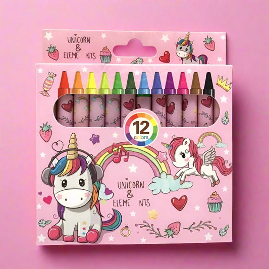 Unicorn Crayon Set of 12