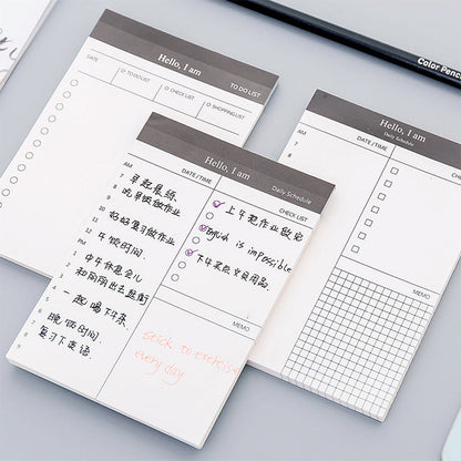 Paper Black Simple Post-it Notes