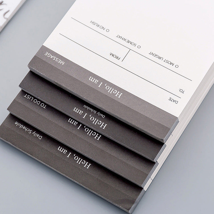 Paper Black Simple Post-it Notes