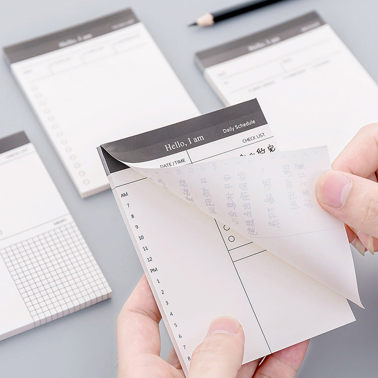 Paper Black Simple Post-it Notes