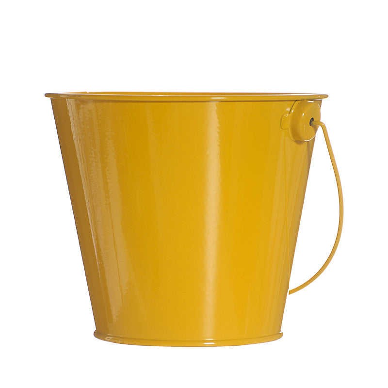 Home Decoration Metal Crafts Mini Iron Bucket Ornaments