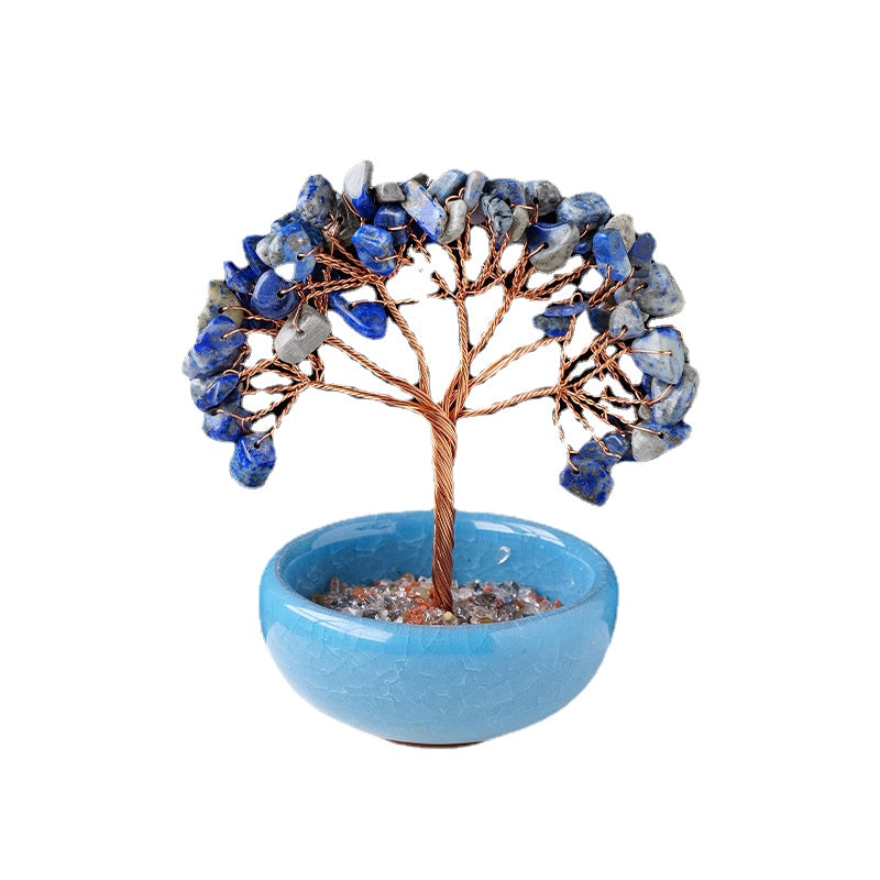 Natural Crystal Tree Ornaments