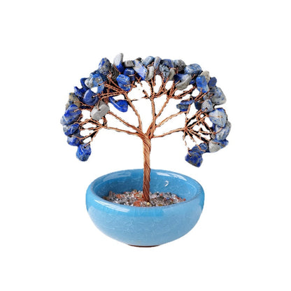 Natural Crystal Tree Ornaments