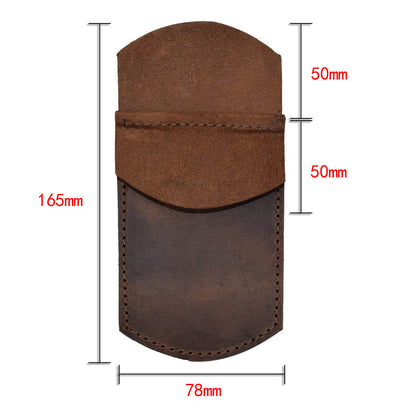 Genuine Vintage Handmade Cowhide Pencil Case