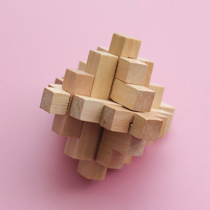 Educational Wood Lock Puzzle Set for Kids