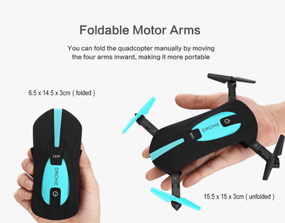Pocket-Sized JY018 Black Bee Drone
