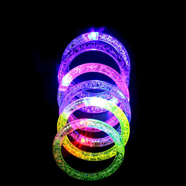 10Pcs Acrylic Luminous Bracelet