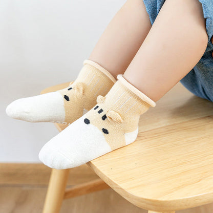 Baby Kid Unisex Letters Animals Cartoon Accessories Socks