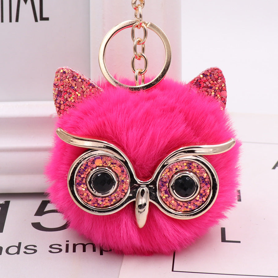 Owl Plush Keychain