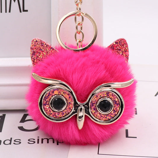 Owl Plush Keychain