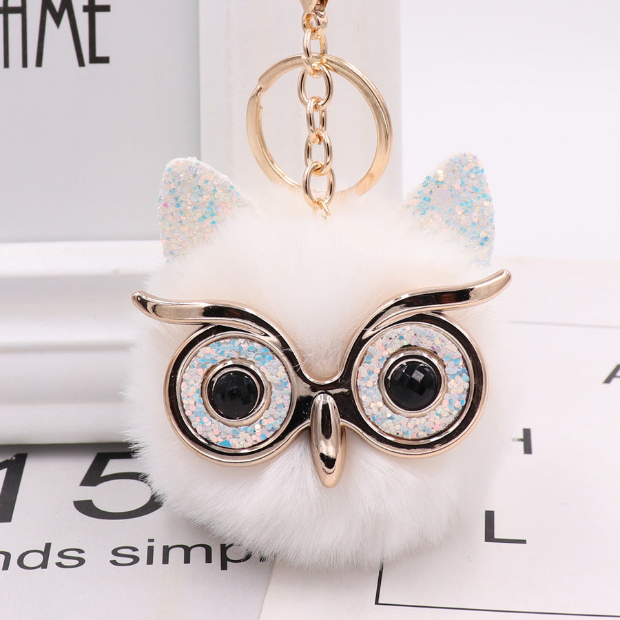 Owl Plush Keychain
