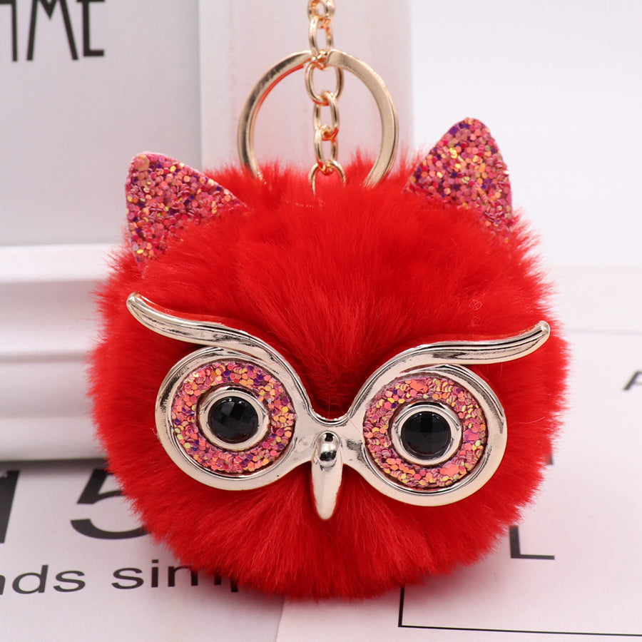 Owl Plush Keychain