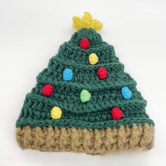 Wholesale Christmas Tree Knitted Handmade Wool Hats