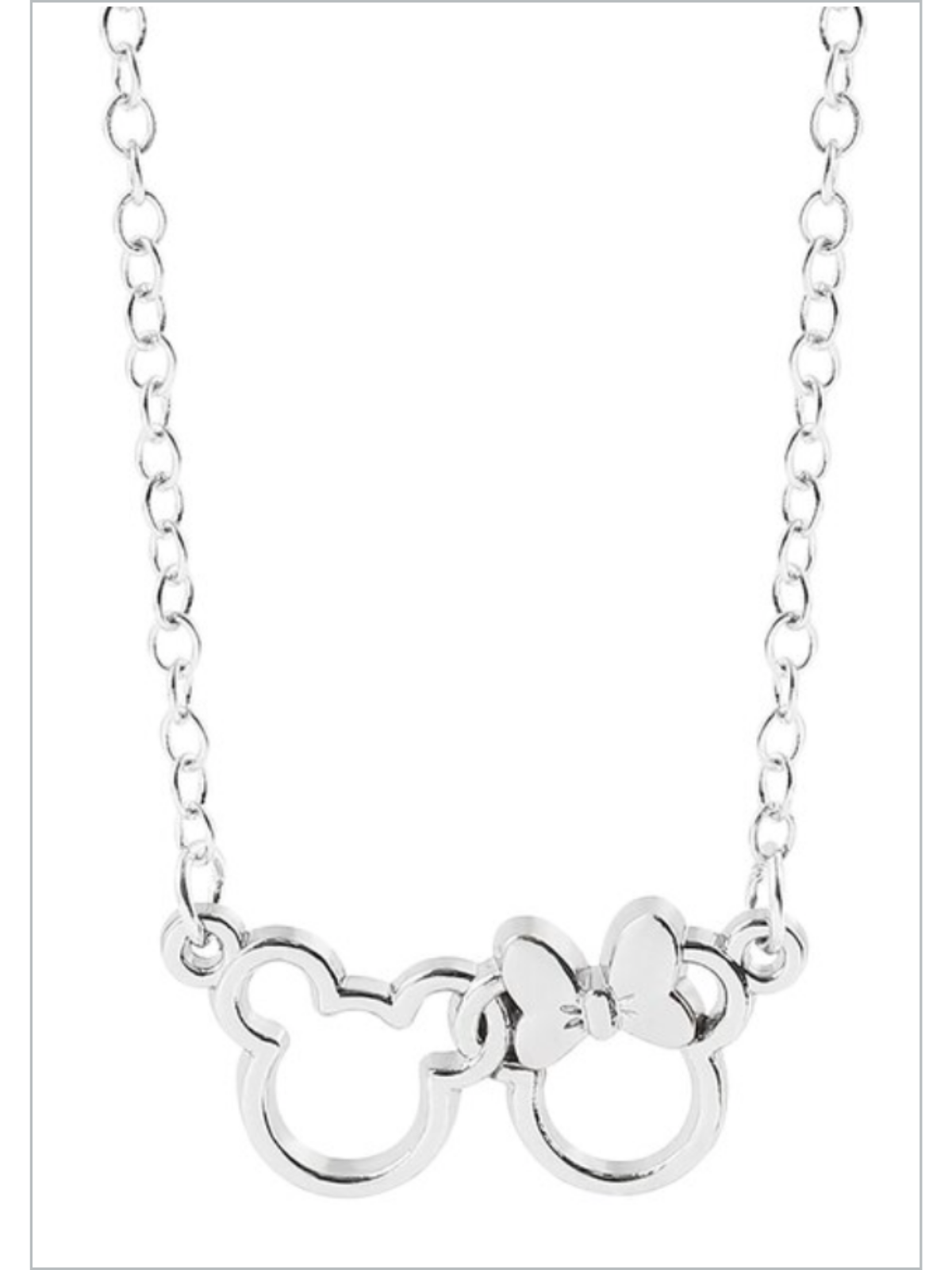 Eternal Bond Mouse Couple Necklace