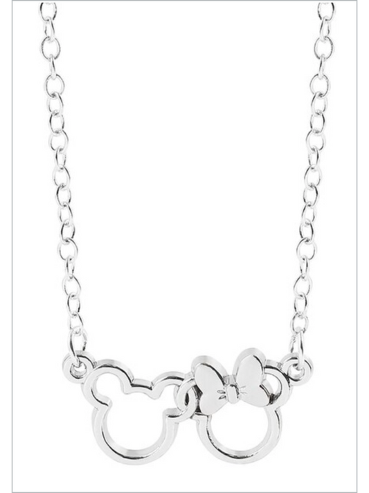 Eternal Bond Mouse Couple Necklace