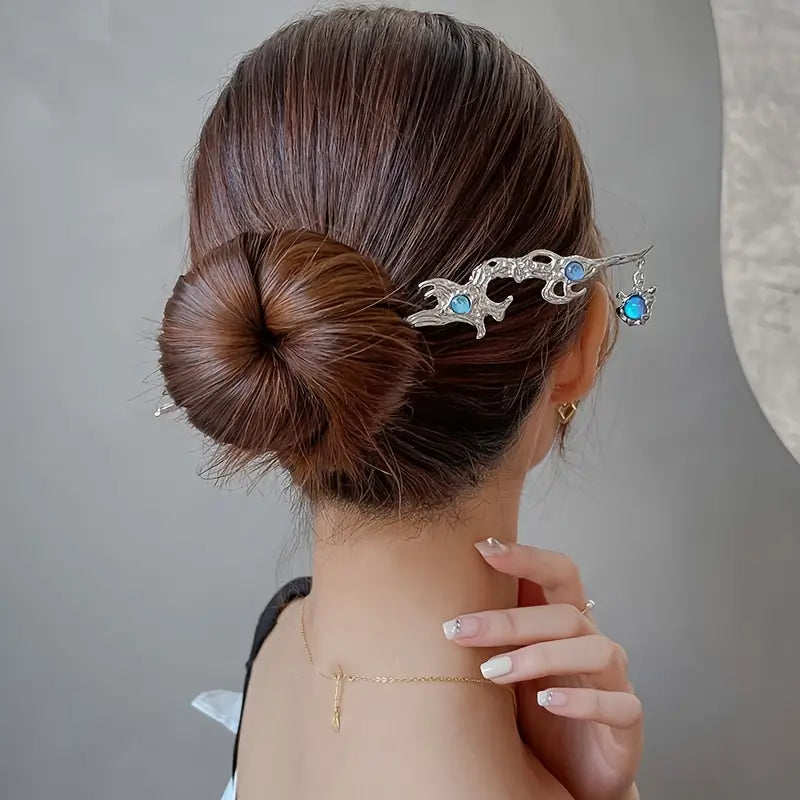 Moonstone Hairpin
