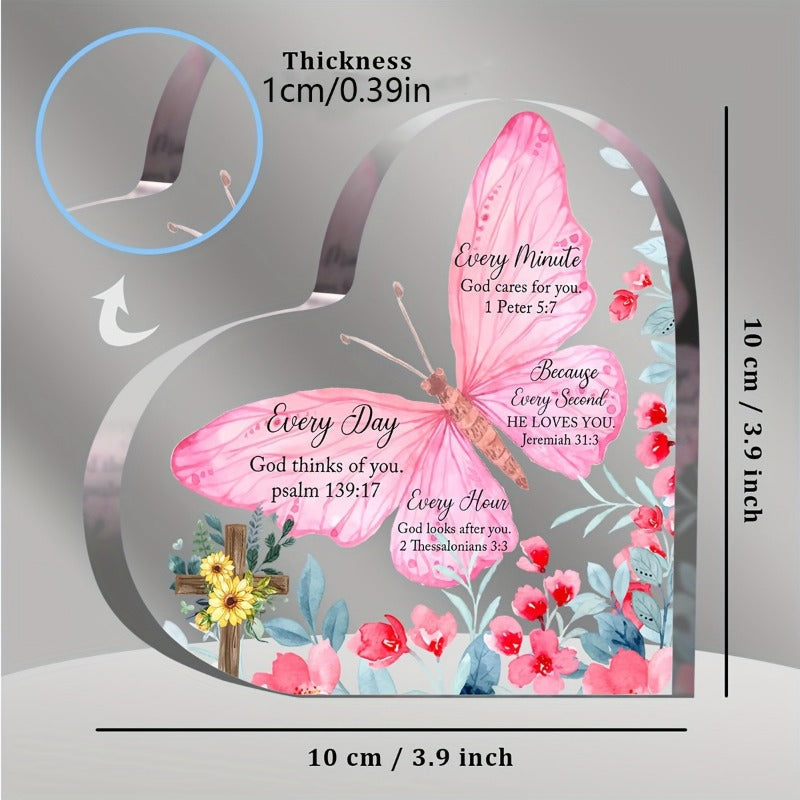 Transparent and Caring Acrylic Ornaments for Mother's
