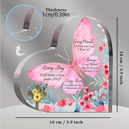 Transparent and Caring Acrylic Ornaments for Mother's