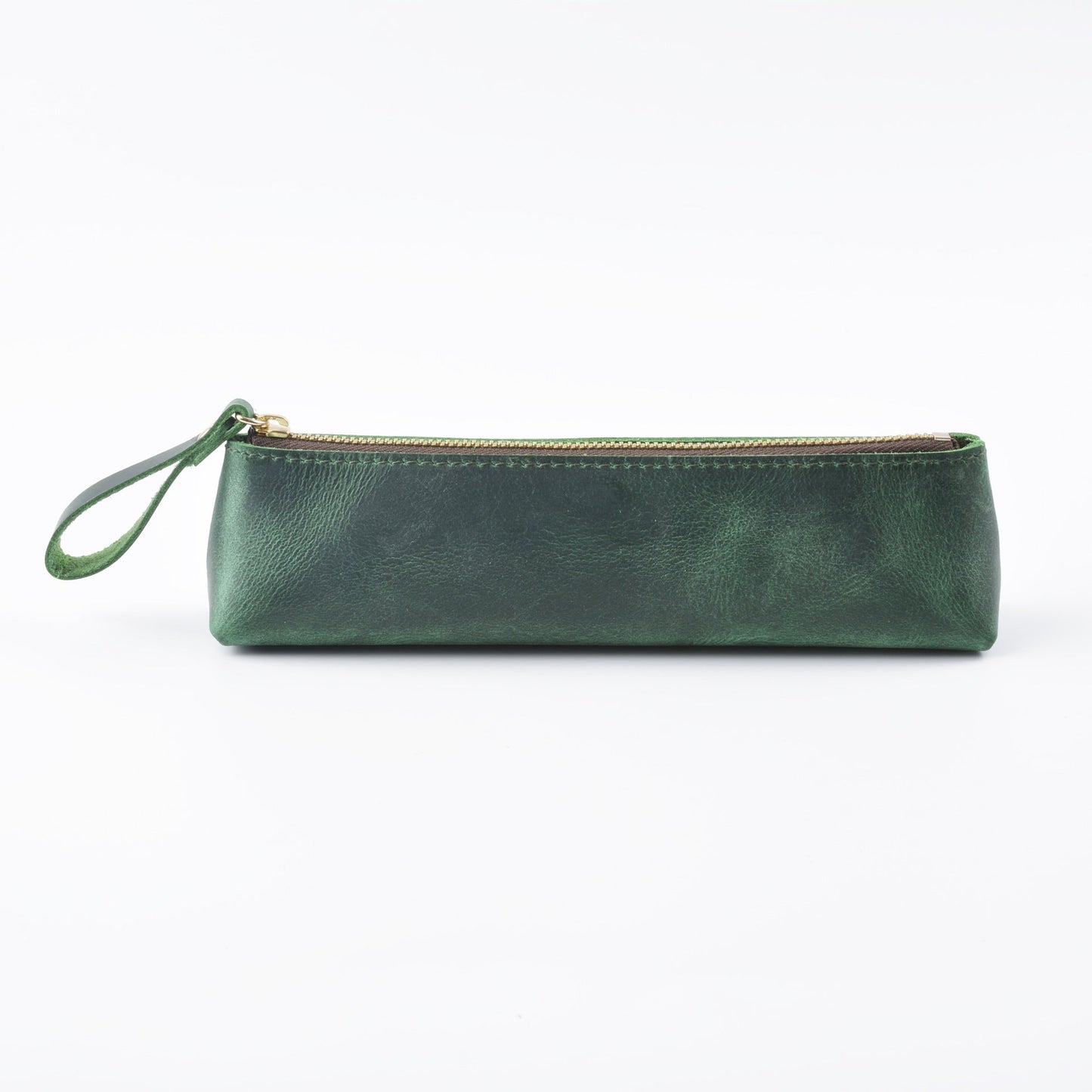 Vintage Genuine Leather Handmade Pencil Case
