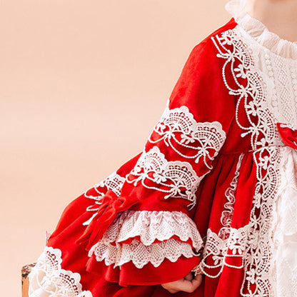 Baby Kid Girls Flower Bow Lace Embroidered Dressy Birthday Party Dresses Princess Dresses Wholesale 956610278
