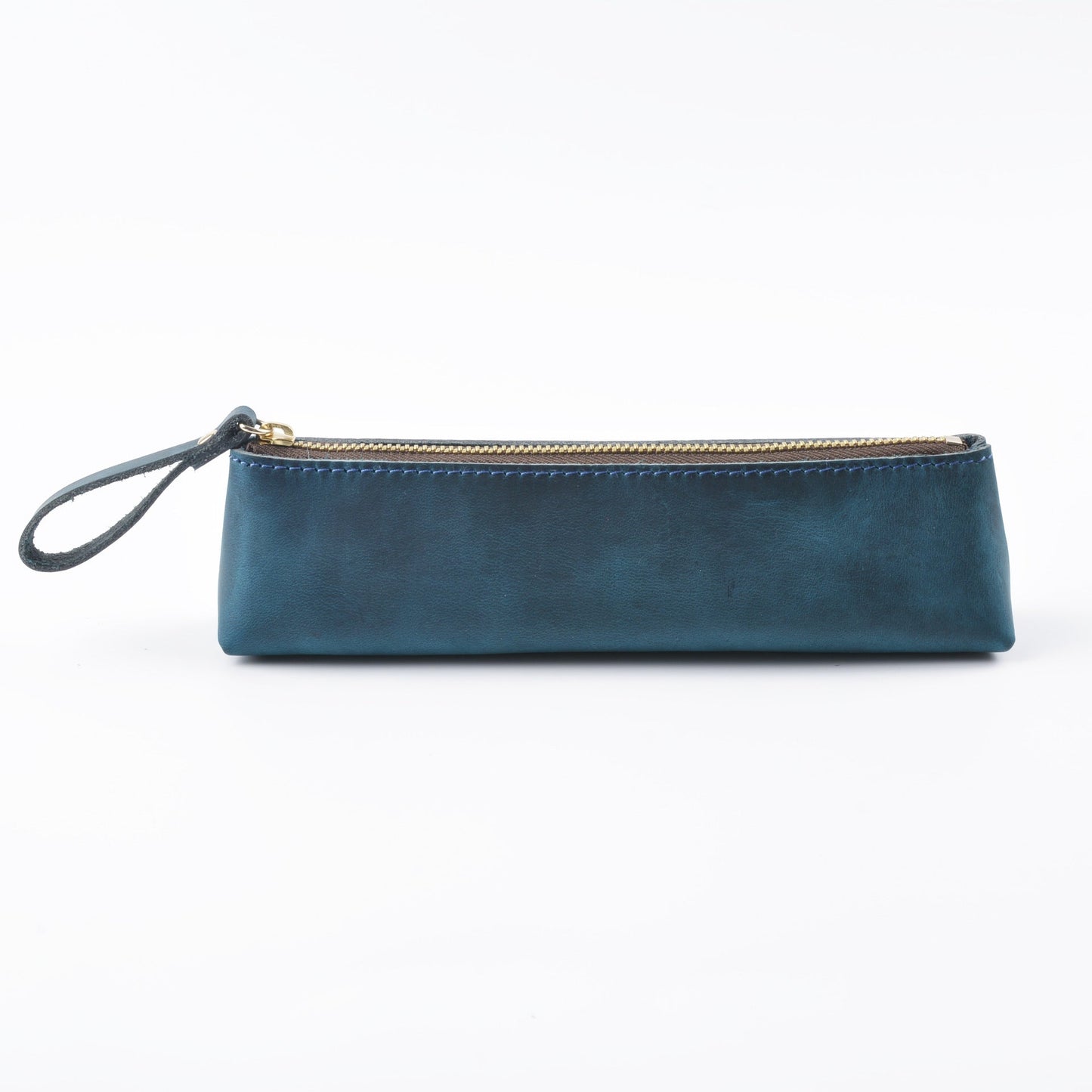 Vintage Genuine Leather Handmade Pencil Case