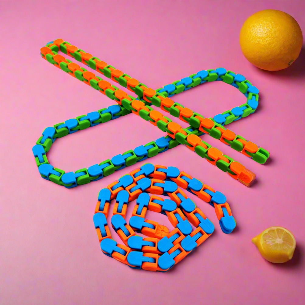 Stress-Relieving Bike Chain Fidget Bracelet for Adults and Students