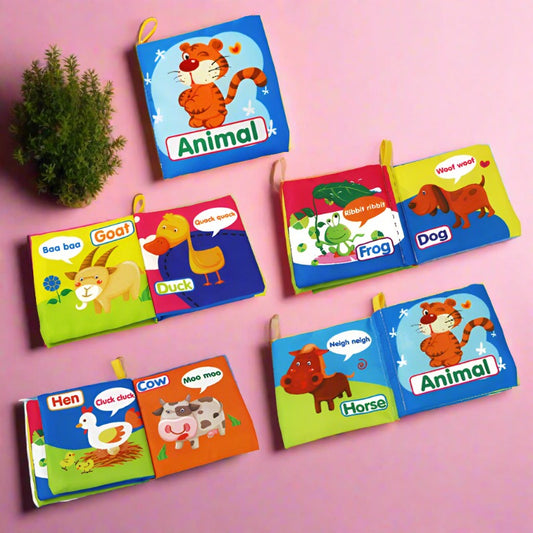 Baby English Phonetic Paper Palm Cloth Book Early Education
