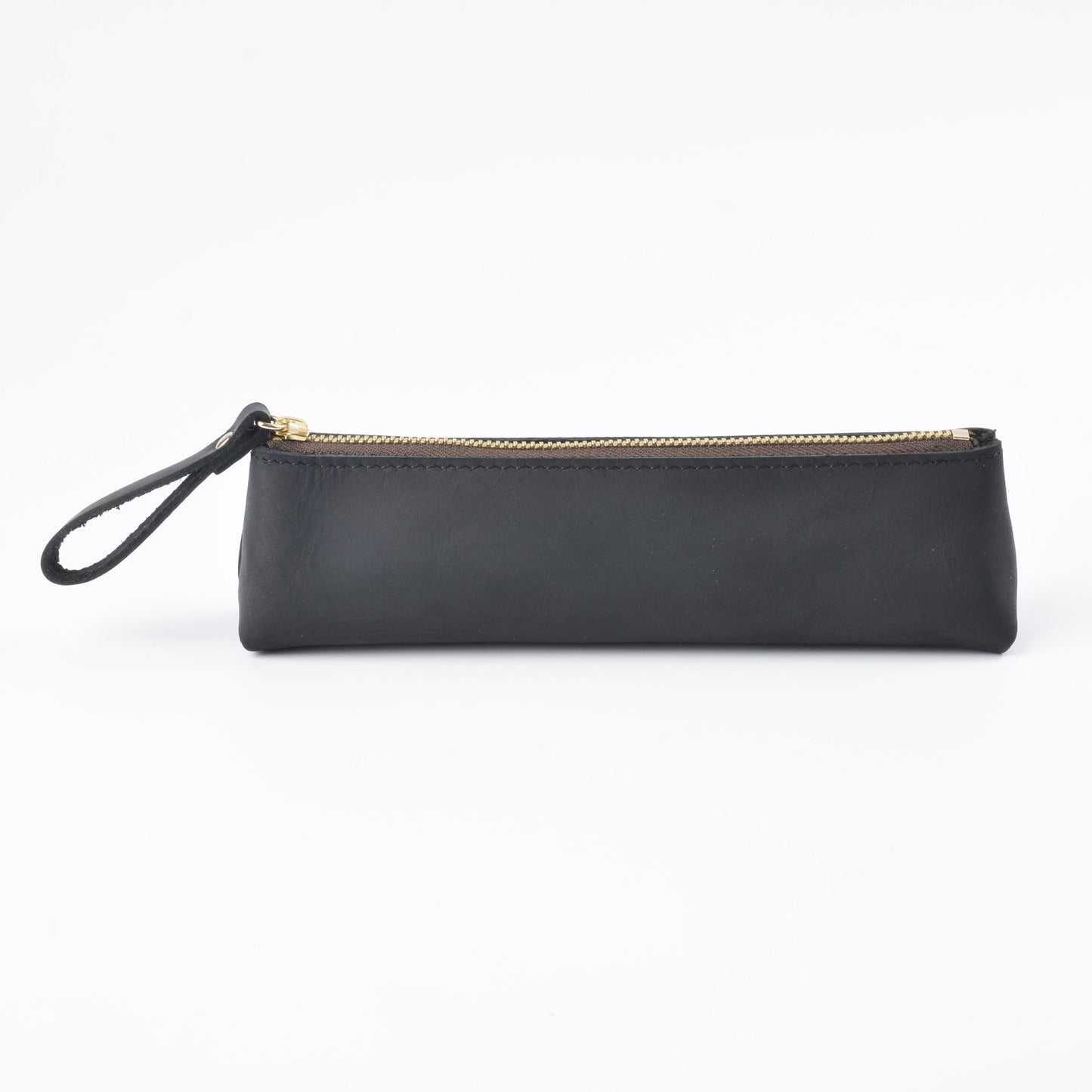 Vintage Genuine Leather Handmade Pencil Case