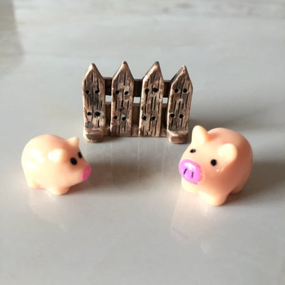 Cartoon Animal Three Piece Set  Doll Resin