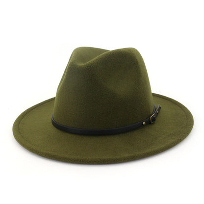 Jazz Hat Autumn And Winter British Retro Top Hat Fashion Women's Woolen Hat Wholesale Women's Hats