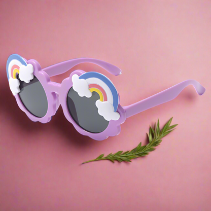 PC Cute Rainbow Anti-ultraviolet Children Sunglasses